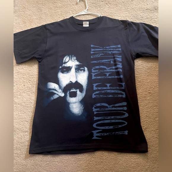 Anvil Other - BRAND NEW FRANK ZAPPA TOUR DE FRANK NAVY BLUE MEDIUM MENS T SHIRT